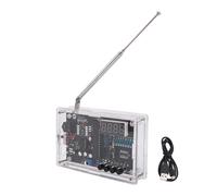 Xnuiasqe Kit D'Assemblage de Radio FM DIY Affichage à Tube Numérique DIY Soudage Production Électronique Pièces de Formation pour Micro-Ordinateur à Puce