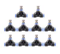 Xnuiasqe Kit de buse de brumisation 6,35 mm avec connecteurs de dispositif de refroidissement pour système de refroidissement à brumisateur d'eau extérieur 10 pièces