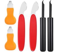 Xnuiasqe Kit D'Outils de Réparation de Montres - 6 Pièces, Remplacement de Batterie, 3 Types D'Ouvre-Boîtier à Dos.