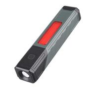 Xnuiasqe Lampe de Poche COB à Pince, Lampe de Poche de Camping, Lampe de Travail à Angle de 90 ° avec Aimant, Voyant Rouge D'Avertissement D'Inspection de Voiture