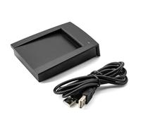 Xnuiasqe Lecteur de Carte ID RFID IC Ajustable 14443A 13,56 MHz Smart IC Card Lecteur de Capteur USB Contrôle D'Accès Proximité