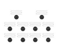 Xnuiasqe Lot de 10 bouchons d'objectif universels pour appareil photo reflex numérique 49 mm