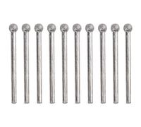 Xnuiasqe Lot de 10 embouts de meulage à pointe diamantée de 5 mm et tige de 3 mm