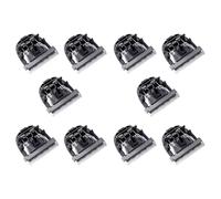 Xnuiasqe Lot de 10 lames de tondeuse en céramique et titane pour animal domestique P2 P3 P6 P9 S1 ZP-295 ZP-293 4 Noir