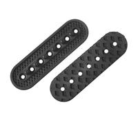 Xnuiasqe Lot de 2 Rallonges de Chapeau, Accessoires D'Extension de Taille de Chapeau Imprimés en 3D, Trous Réglables, Rallonge de Demi-Taille de Casquette, Noir