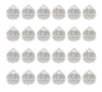 Xnuiasqe Lot de 24 Boules de Pendentifs Créateur Suspendu Cristaux Prismes pour Fenêtre Home Office Décoration de Jardin 20mm