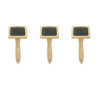 Xnuiasqe Lot de 3 peignes à tisser pour tapisserie, macramé, corde en coton, accessoire de tricot tressé