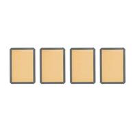 Xnuiasqe Lot de 4 tapis de cuisson réutilisables en silicone anti-adhésif pour cuisson au four 30 x 20 cm