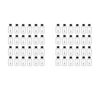 Xnuiasqe Lot de 48 flacons de colle vides en plastique avec pinceaux de 48,2 g - Bouteilles de peinture vides pour tout-petits et enfants