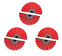 Xnuiasqe Lot de 6 grands éventails pliants en tissu de nylon pour décoration chinoise