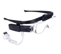 Xnuiasqe Loupes LED Rechargeables par USB pour la Lecture et la Réparation de - 3,5X/4,5X de Puissance