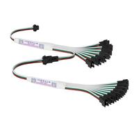 Xnuiasqe Mini Amplificateur de Signal Répéteur Module de Bande LED 2 Pièces 1 à 8 Mâles 3 Broches