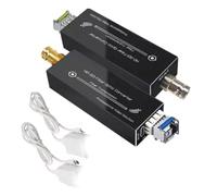 Xnuiasqe Mini Compact HD SDI Fibre Extender HD SDI Fibre Extender 1080p & 30Hz HD-SDI sur Fibre Converter EU Plug