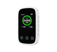 Xnuiasqe Mini Détecteur de Dioxyde de Numérique LCD, Testeur de Qualité de L'Air, Thermomètre CO2 Multifonction, Hygromètre, Capteur NDIR