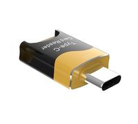 Xnuiasqe Mini Lecteur de Carte de Type C, Lecteur de Carte OTG Mobile, Emplacement pour Carte Caché, Lecteur Flash Brancher et Utiliser, Lecteur de Carte TF