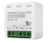 Xnuiasqe Module de Commutateur Intelligent Wifi 16A - pour Application Gateway, 2 Pièces