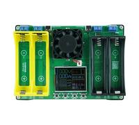 Xnuiasqe Module de Détection de Capacité de Batterie Lithium Type-C 18650 21700 Testeur de Batterie à 4 Canaux LCD Fonction de Détection MAh