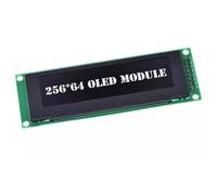 Xnuiasqe Module LCD 2,8" 12864 Écran OLED Affichage 256x 64 25664 Points Module Graphique Contrôleur SSD1322 Support SPI Blanc