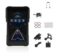Xnuiasqe Moniteur de Navigation Intelligent pour Moto avec Écran Vertical 5 Pouces Compatible pour Android Auto et Carplay, Étanche IPX8