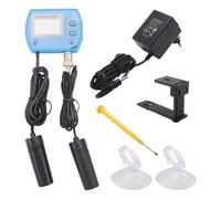 Xnuiasqe Moniteur Du PH/EC Acidomètre pour Aquariums. Analyseur de la Qualité de L'Eau à Plusieurs Paramètres. Prise EU.