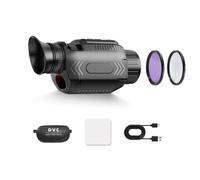 Xnuiasqe Monoculaire de Vision Nocturne 4K, Télescope Infrarouge Numérique WiFi, Monoculaire 68 MP avec Zoom 28x, Objectif Macro et Filtre Polarisant