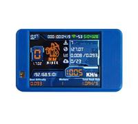 Xnuiasqe NMMINER Metgraque 992 / S Hashrate ESP32-2432S028 2,8 Pouces Affichage Coloré Case Bitcoin Solo Lottery Miner D