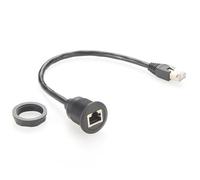 Xnuiasqe Nouveau Câble D'Extension RJ45 8P8C Mâle-, Encastré, Câble Réseau Ethernet Cat5e 1 Gbit/S pour Éclairage de Scène