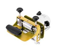 Xnuiasqe Outil de Rail Linéaire 2 en 1, Support de Rainurage, Gabarit de Mortaisage pour Machine de Découpe de 65 Mm, Localisateur de Perforation pour Fixations Invisibles.