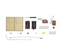 Xnuiasqe Paquet de 25 Kits STEM, Apprentissage du Code Morse, Construction d'une Machine Télégraphique, Expérience de Circuit Électrique, Kit Électrique (sans Batterie)