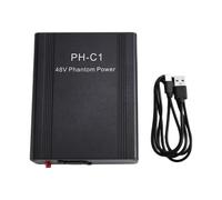 Xnuiasqe PH-C1 Microphone Booster 48V Phantom Power Compact Préampli Microphone à Gain Élevé pour L'Équipement D'Enregistrement de Musique avec Batterie