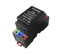 Xnuiasqe Poe plus Industrial DIN Alimentation AC100-240V Vers DC 12V24W Dual Channel AC Vers DC Convertisseur pour AP/Camera 100-240VAC dans 2 Canaux 12VDC Max24W Sortie