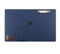 Xnuiasqe Porte-Documents Multifonctionnel A4 à un Seul Compartiment, Fermeture Éclair, pour Directeur Commercial, Bleu