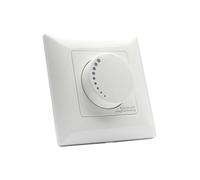 Xnuiasqe Pour Ampoules LED, CFL et Incandescentes Dimmables de 5 à 300 W, Interrupteur Variateur Rotatif Compatible, Panneau de Contrôle Encastré.