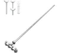 Xnuiasqe Pour PrecisionCutting pour Guide de Rail de Scie Circulaire - Calibre en Acier Inoxydable Ajustable pour Scies Circulaires de Qualité Professionnelle.