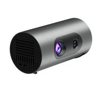Xnuiasqe Projecteur de Cinéma Miniature Q8 Android 13 4K WiFi 6 Design Portable pour Extérieur Boîtier en Aluminium Prise EU Compatible avec Banque d'alimentation