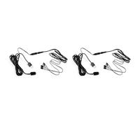 Xnuiasqe Prolongateur IR 2Pc Récepteur IR + 4Pc Émetteur IR Émetteurs Répéteur Kit Infrarouge Télécommande USB Adaptateur