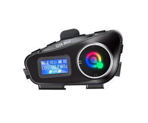 Xnuiasqe Q58 Max Casque de Moto Interphone Bluetooth IP65 Étanche Interphone Distance 500 M Partage de Musique Mixte Multi-Scènes