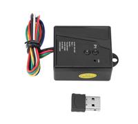 Xnuiasqe Récepteur D'Ouverture de Porte de Garage Noir Universel 2.4G Bluetooth 12 24V, Télécommande de Récepteur de Portail de Voiture