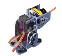 Xnuiasqe Robotic PTZ pour le Modèle D'Avion Caméra Caméra Auto-Réglable en Alliage en Aluminium FPV Prise en Charge des Accessoires de Drones avec Servo