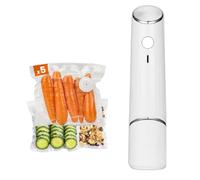 Xnuiasqe Scelleuse sous Vide Compacte pour Aliments 5 Réutilisables (26 X 28 Cm) Machine de Scellage sous Vide Portable Puissante.