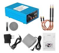 Xnuiasqe Soudeuse par Points Portative Haute Puissance 5000 W, Mini-Soudeuse par Points Portative pour Batterie 18650/26650/32650, Prise UE