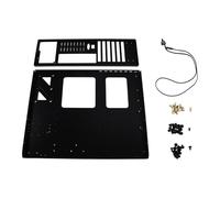 Xnuiasqe Support de Carte Mère E-ATX Double Socket pour Boîtier Studio Ouvert, Dissipation Thermique Améliorée et Stabilité Accrue.