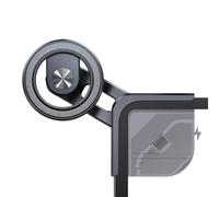 Xnuiasqe Support de Tableau de Bord Rotatif avec Glissière pour Affichage de Contrôle Central, 1 Pièce, Support Magnétique pour Téléphone de Voiture Compatible avec Les Smartphones.