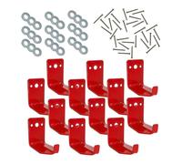 Xnuiasqe Support Mural pour Extincteur 12-Pack, Crochet et Support pour Extincteur de 40 Lb - Support D'Équipement de Sécurité