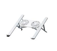 Xnuiasqe Support Pliable pour Ordinateur Portable avec Ventilateur de Refroidissement pour Tablette, pour Un Refroidissement Amélioré et Un Design Portable.