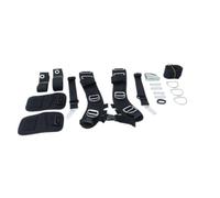 Xnuiasqe Système de harnais de plongée avec plaque pour plongée avec tuba, bretelles réglables, boucles à dégagement