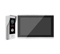 Xnuiasqe Système Interphone Vidéo Wifi TUYA avec Moniteur Tactile 10 Pouces - Protection de Sécurité pour Villa Domestique avec Prise EU