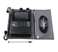 Xnuiasqe TEF6686 Radio à Haute Sensibilité DP-666 TEF6686 Radio Radio High Sensitivité DP-666 Bande Complète FM AM FM Radio à Onde Courte 2,8 Pouces IPS Tactile Screen Noir
