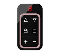 Xnuiasqe Télécommande de Porte de Garage Multifréquence 8 Canaux 270-868 MHz Copie Télécommande Identification Automatique de la Fréquence Rose