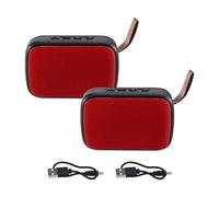 Xnuiasqe Tentille Bluetooth sans Étanche Mini Tissu Tissu 3D en Haut-Parleurs de Musique Stéréo en Plein Air Carte TF Card FM Radio Subwoofer